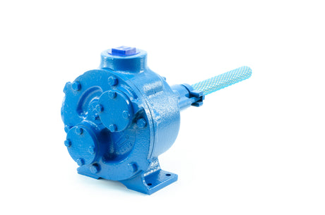 Angle of internal gear pump with plain head