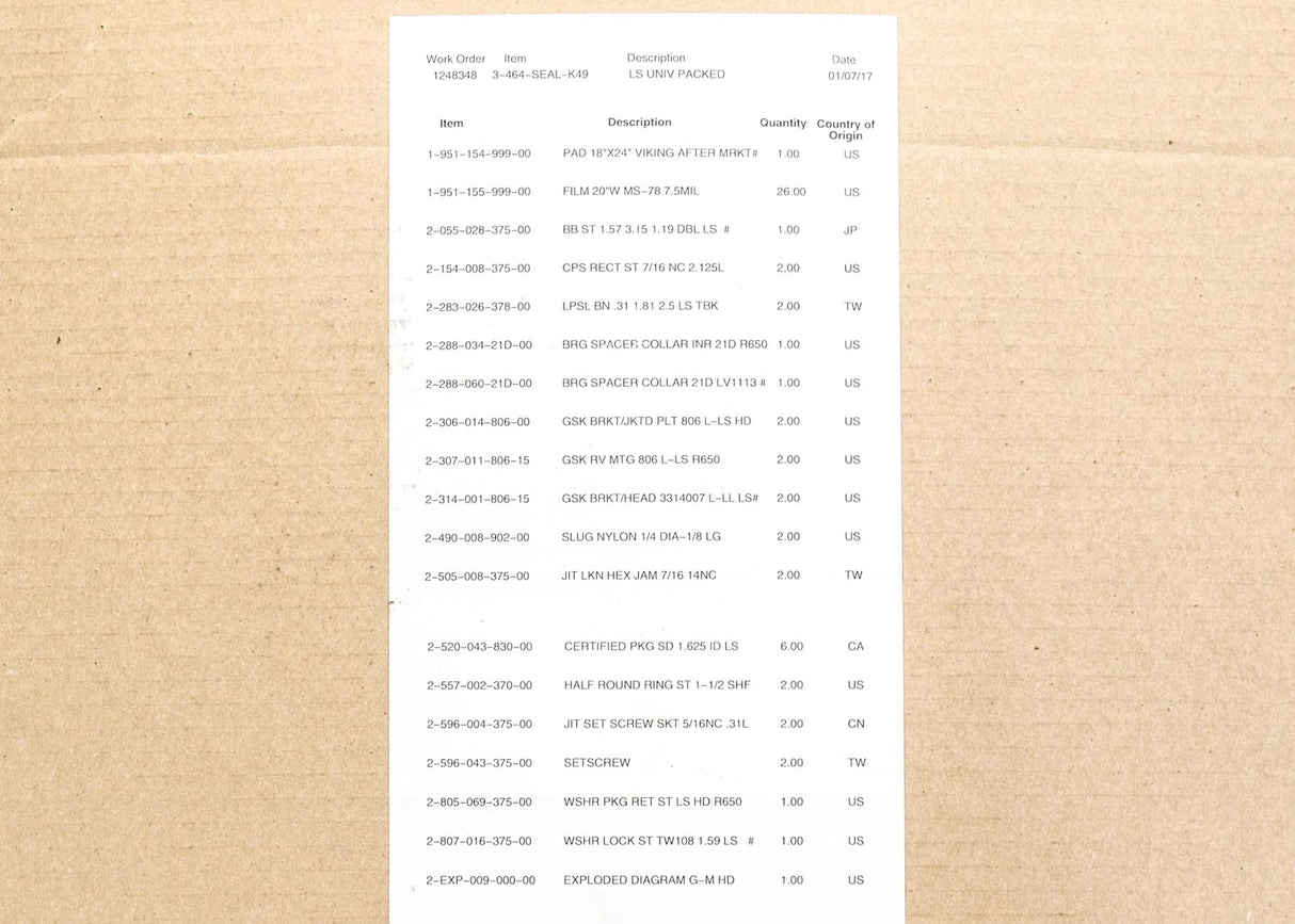 Viking® LS Universal Seal Kit|Viking® LS Universal Seal Kit|Viking® LS Universal Seal Kit